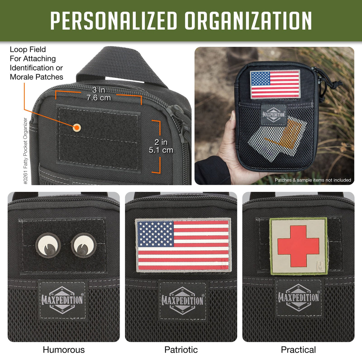 Fatty Pocket Organizer (Buy 1 Get 1 Free Pocket Organizer. Mix and Match in Multiples of 2. All Sales Final.)
