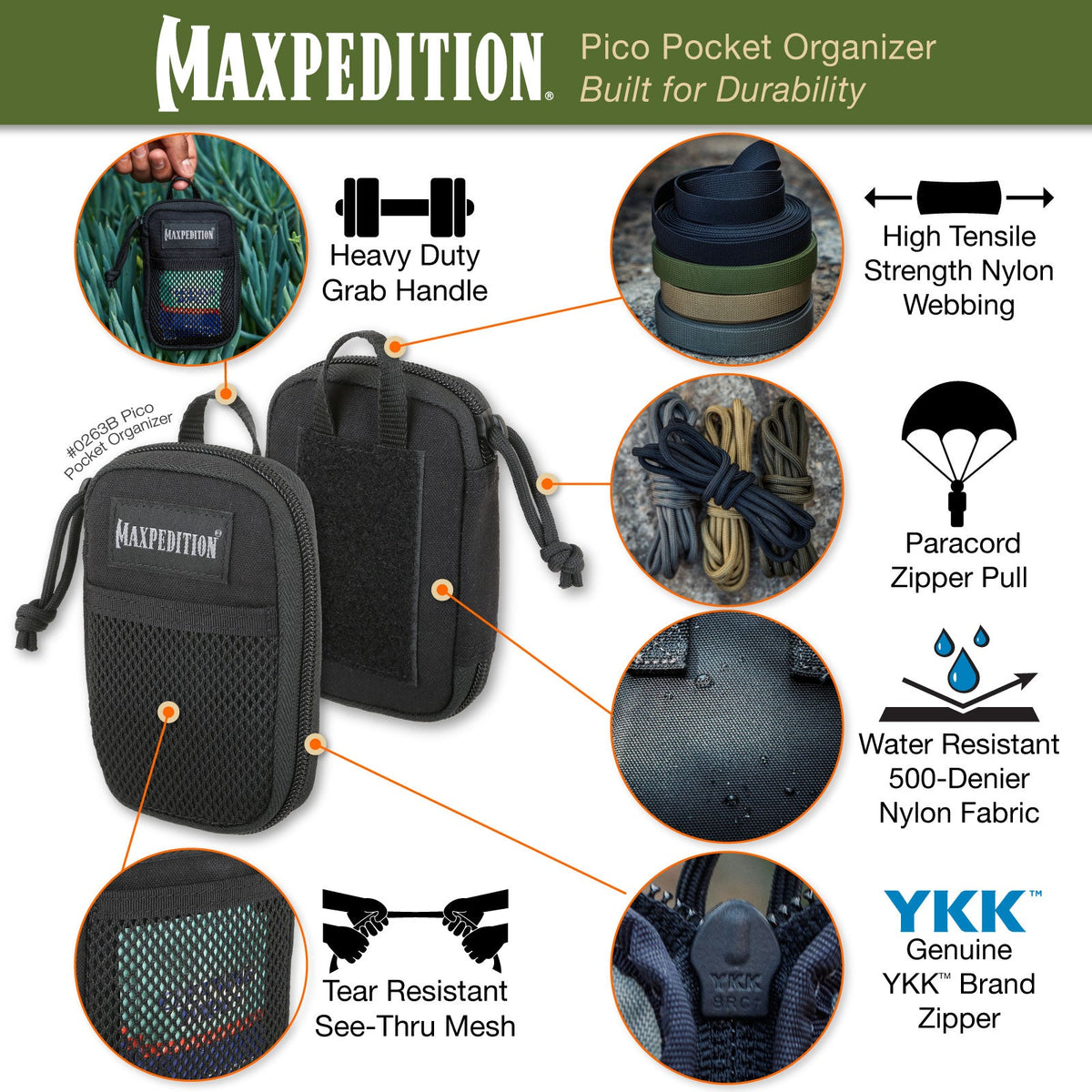 Pico Pocket Organizer