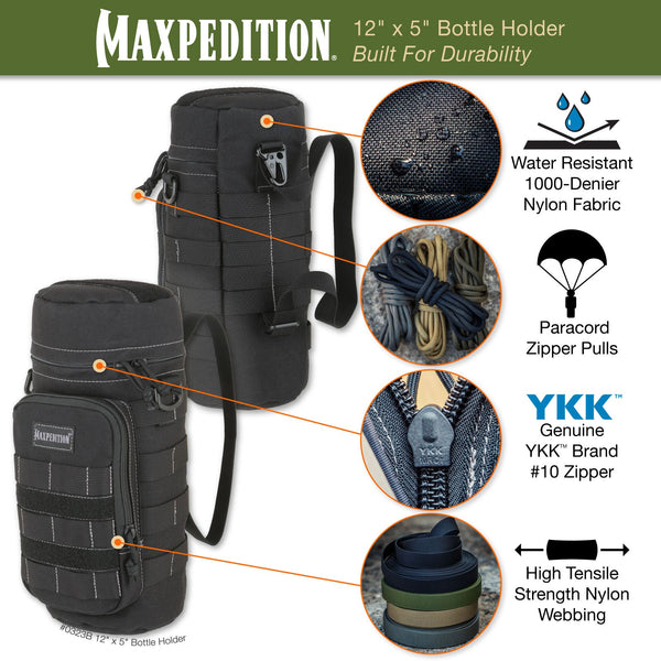 12" x 5" Bottle Holder (Buy 1 Get 1 Free. Mix and Match in Multiples of 2. All Sales Final.)