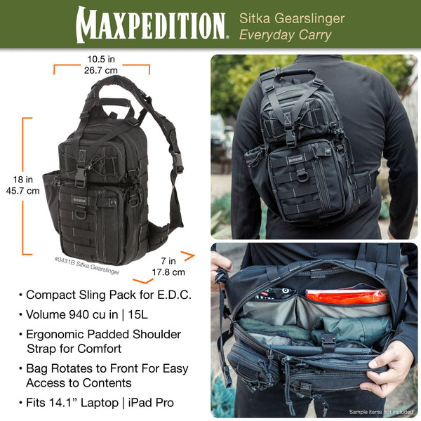 Maxpedition Khaki Sitka Gearslinger