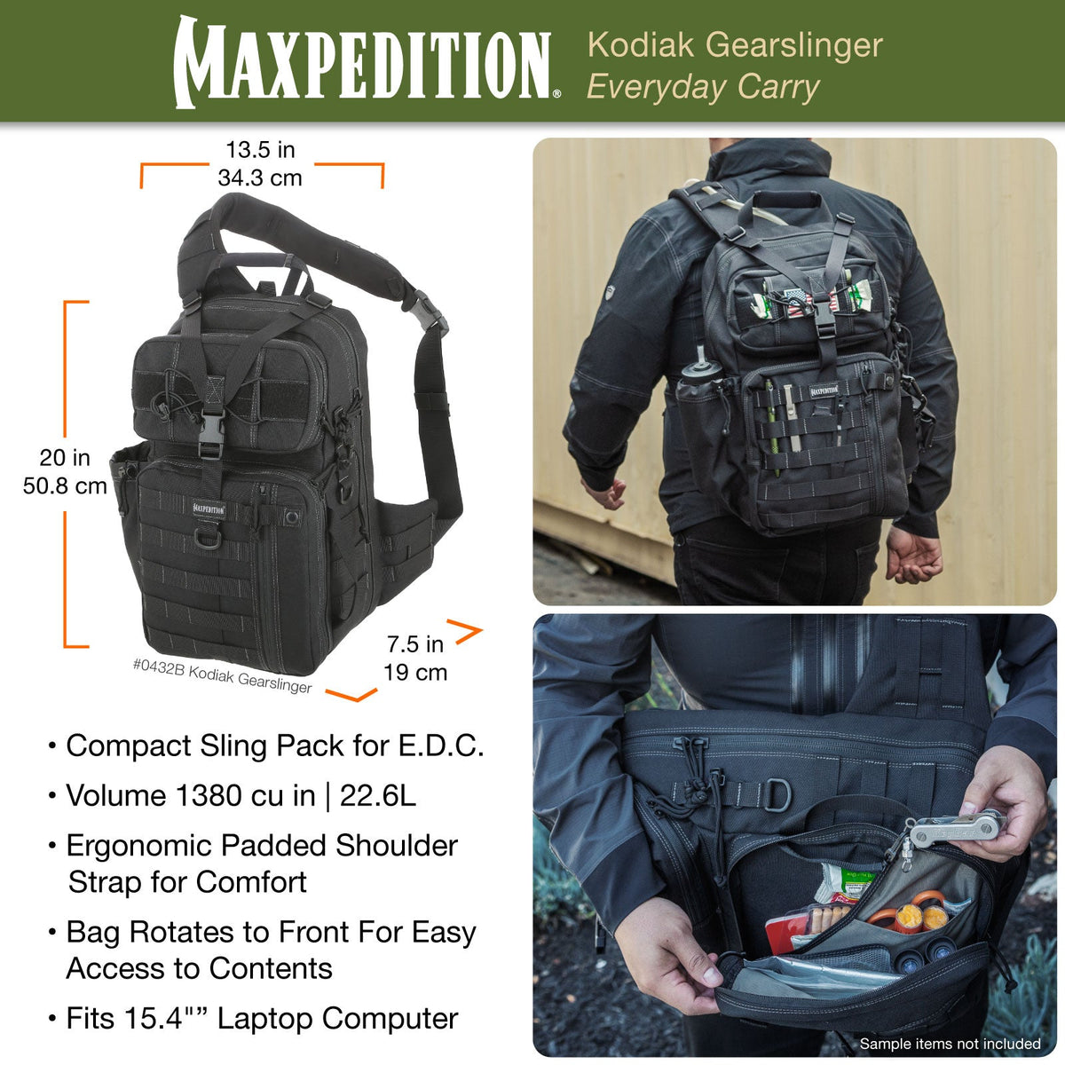 Kodiak Gearslinger (Buy 1 Get 1 Free. Mix and Match in Multiples of 2. All Sales Final.)