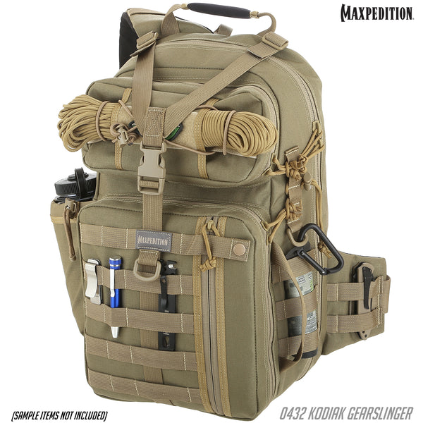 Maxpedition MX434B Black Noatak Gearslinger Tactical Backpack