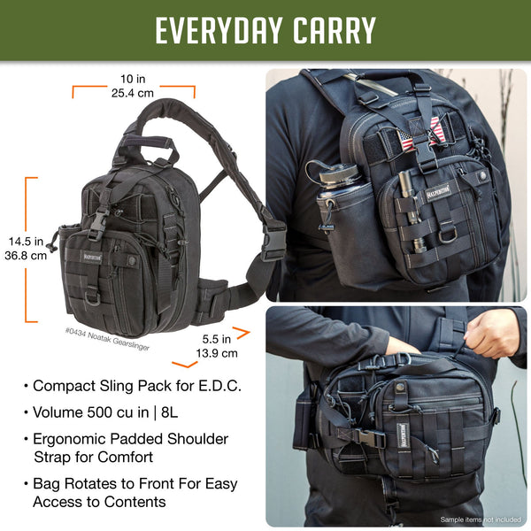 Noatak Gearslinger (Black) (Buy 1 Get 1 Free. Mix and Match in Multiples of 2. All Sales Final.)