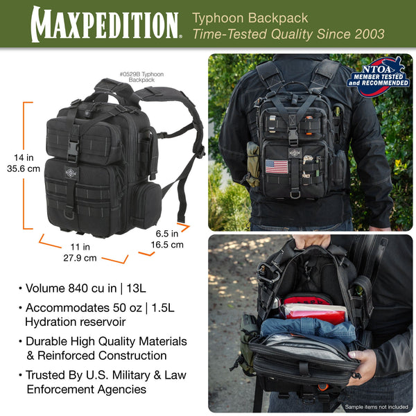 Typhoon Backpack (Buy 1 Get 1 Free. Mix and Match in Multiples of 2. All Sales Final.)