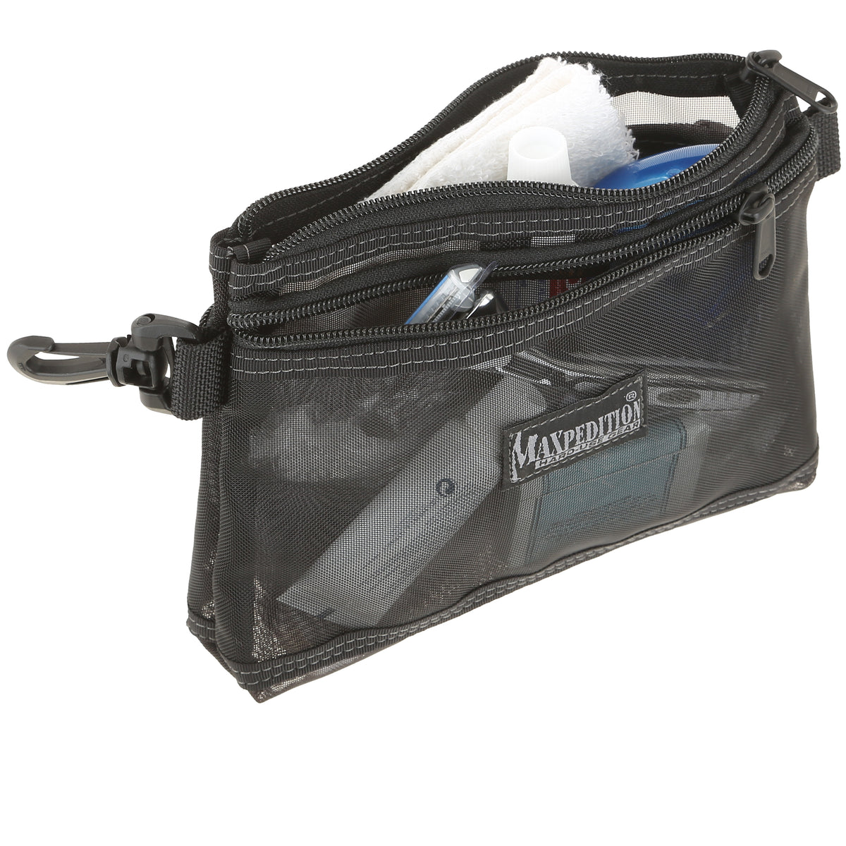 Moire Pouch 8" x 6"  (Black) (Buy 1 Get 1 Free. Mix and Match in Multiples of 2. All Sales Final.)