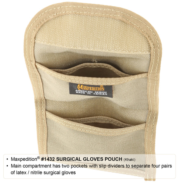 Surgical Gloves Pouch (Buy 1 Get 1 Free. Mix and Match in Multiples of 2. All Sales Final.)