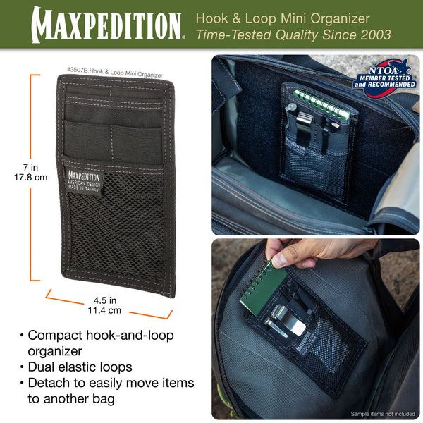 Hook & Loop Mini Organizer (Buy 1 Get 1 Free. Mix and Match in Multiples of 2. All Sales Final.)