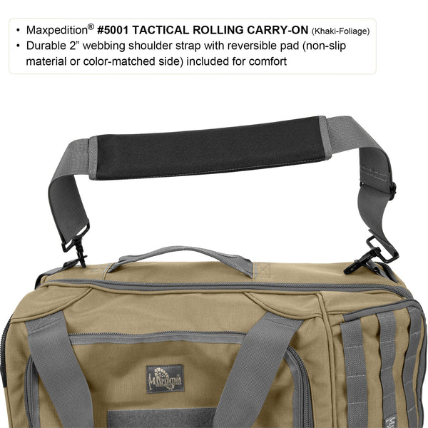 Tactical Rolling Carry-On Luggage (Buy 1 Get 1 Free. Mix and Match in Multiples of 2. All Sales Final.)