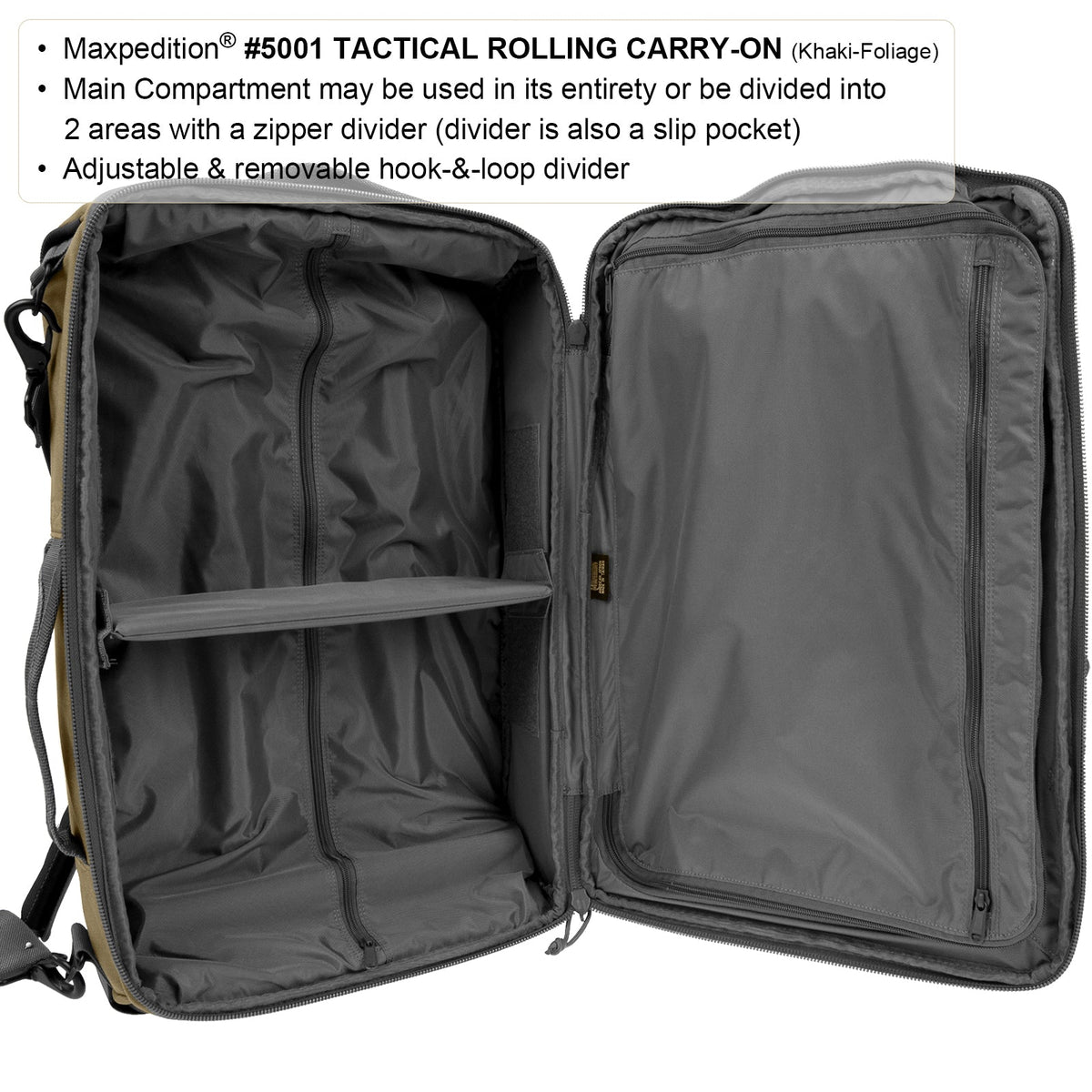 Tactical Rolling Carry-On Luggage (Buy 1 Get 1 Free. Mix and Match in Multiples of 2. All Sales Final.)