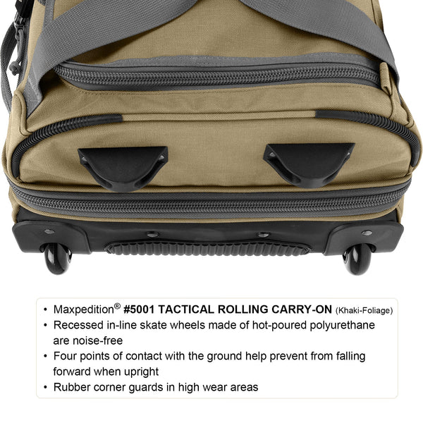 Tactical Rolling Carry-On Luggage (Buy 1 Get 1 Free. Mix and Match in Multiples of 2. All Sales Final.)