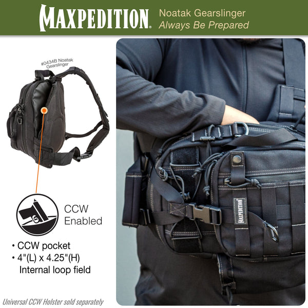 Noatak Gearslinger (Black) (Buy 1 Get 1 Free. Mix and Match in Multiples of 2. All Sales Final.)