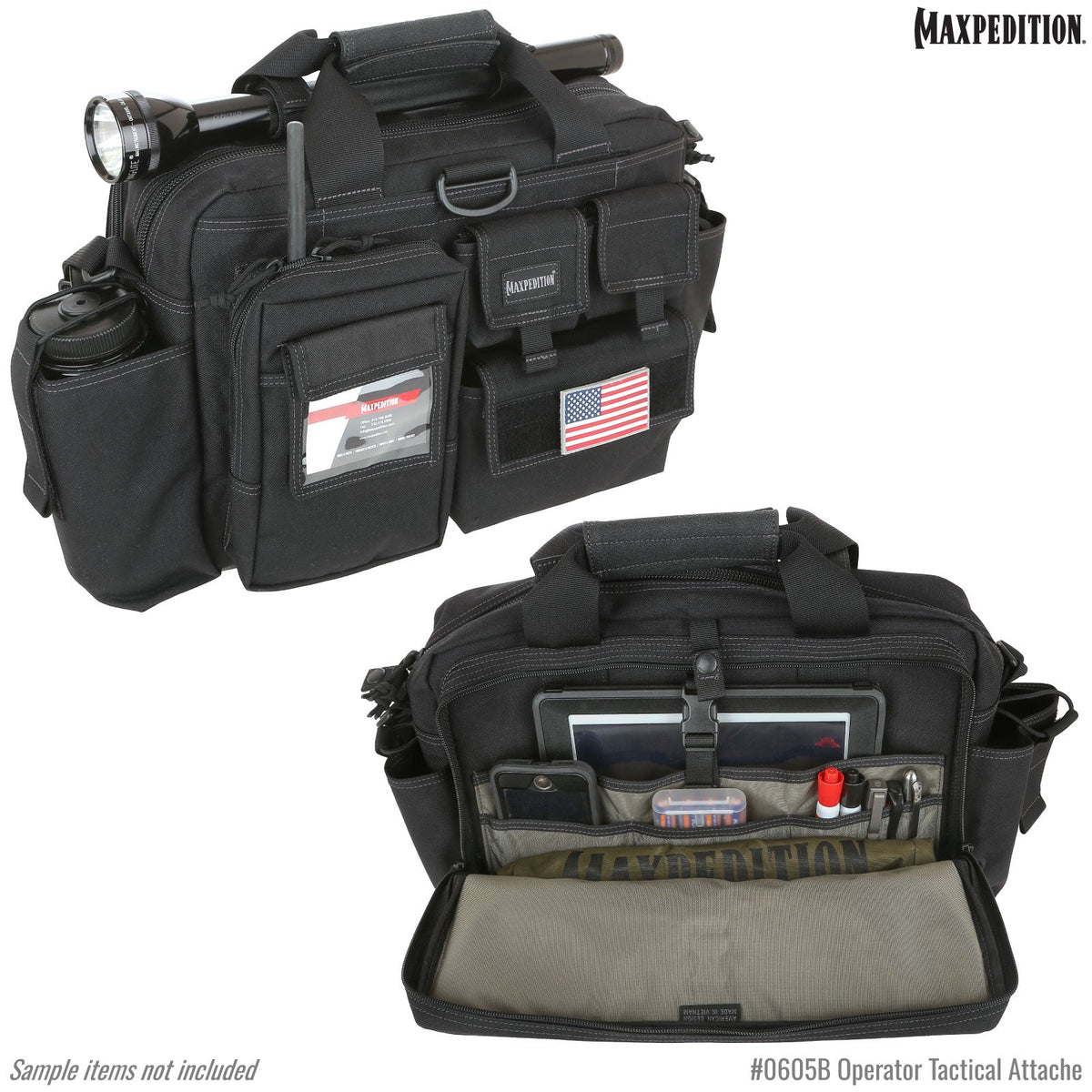 Operator Tactical Attache (Black) (Buy 1 Get 1 Free. Mix and Match in Multiples of 2. All Sales Final.)