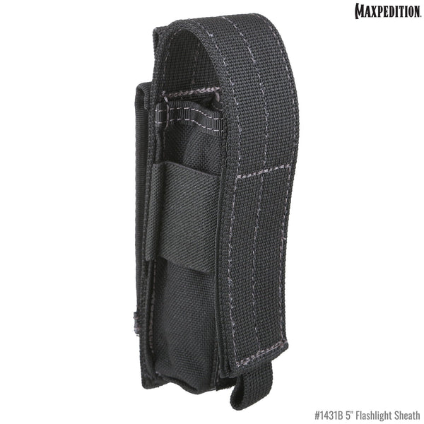 5" Flashlight Sheath  (Black) (Buy 1 Get 1 Free. Mix and Match in Multiples of 2. All Sales Final.)