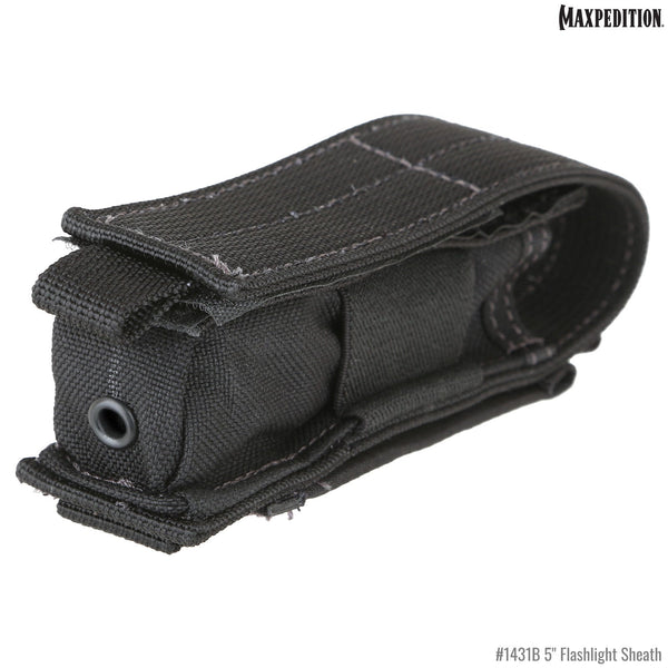 5" Flashlight Sheath  (Black) (Buy 1 Get 1 Free. Mix and Match in Multiples of 2. All Sales Final.)