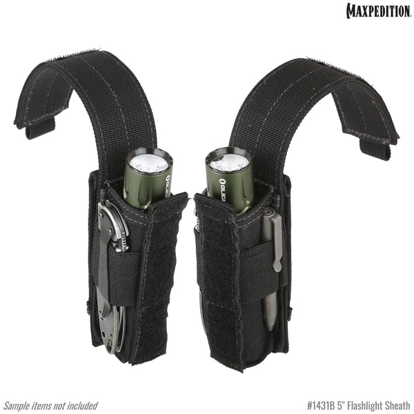 5" Flashlight Sheath  (Black) (Buy 1 Get 1 Free. Mix and Match in Multiples of 2. All Sales Final.)