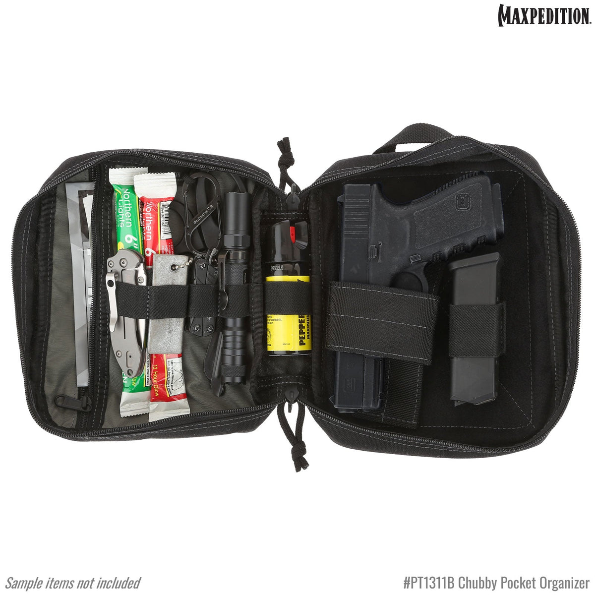 Chubby Pocket Organizer (Black) (Buy 1 Get 1 Free Pocket Organizer. Mix and Match in Multiples of 2. All Sales Final.)
