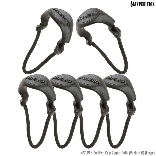 PZL Positive Grip Zipper Pulls (Pack of 6) (Large)