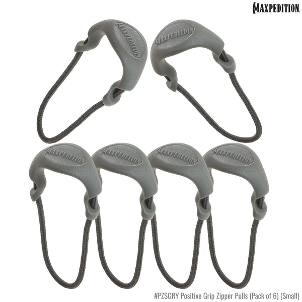 PZS Positive Grip Zipper Pulls (Pack of 6) (Small)
