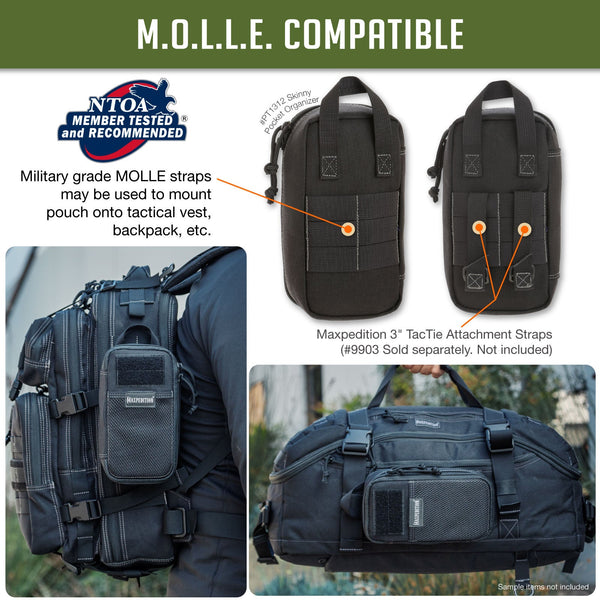 Skinny Pocket Organizer (Buy 1 Get 1 Free Pocket Organizer. Mix and Match in Multiples of 2. All Sales Final.)