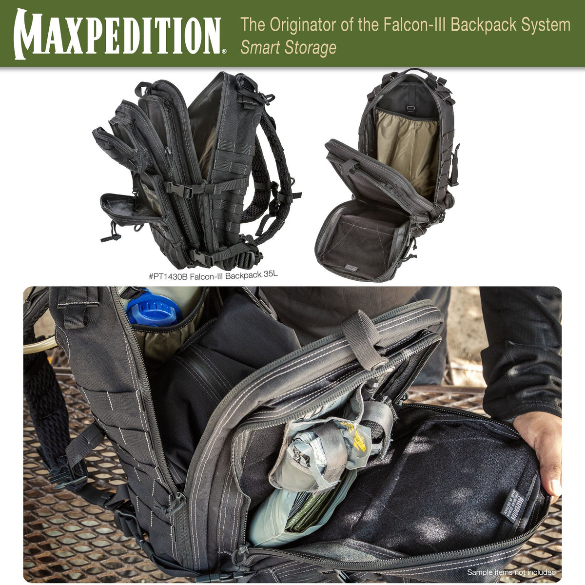 Falcon-III Backpack 35L (Buy 1 Get 1 Free. Mix and Match in Multiples of 2. All Sales Final.)
