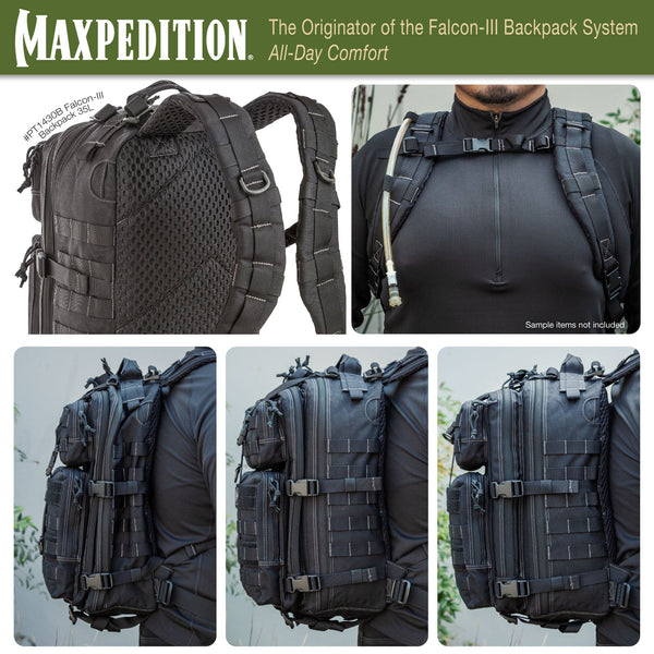 Falcon-III Backpack 35L (Buy 1 Get 1 Free. Mix and Match in Multiples of 2. All Sales Final.)
