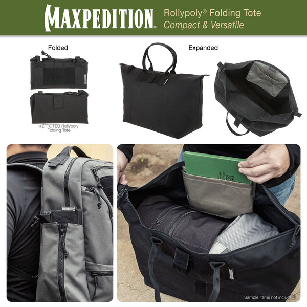 Rollypoly Folding Tote (CLOSEOUT SALE. FINAL SALE.)
