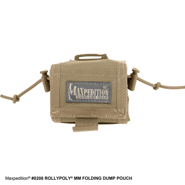 ROLLYPOLY MM FOLDING DUMP POUCH - MAXPEDITION, Military, CCW, EDC, Everyday Carry, Outdoors, Nature, Hiking, Camping, Police Officer, EMT, Firefighter, Bushcraft, Gear, Travel.