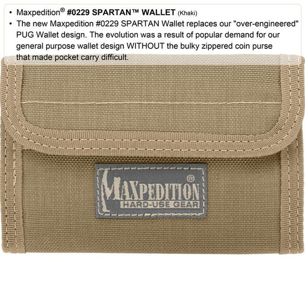 Spartan Wallet- Maxpedition, general purpose, EDC, Everyday Carry, Protection, Safe,Secure, Military, CCW, EDC, Everyday Carry, Outdoors, Nature, Hiking, Camping, Police Officer, EMT, Firefighter, Bushcraft, Gear, Travel. 