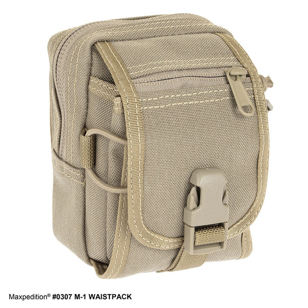 M-1 WAISTPACK - MAXPEDITION, Maxpedition, Military, CCW, EDC, Tactical, Everyday Carry, Outdoors, Nature, Hiking, Camping, Police Officer, EMT, Firefighter, Bushcraft, Gear.