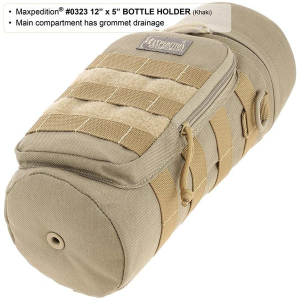 Maxpedition 12" x 5" Bottle Holder, EDC, Hiking, Camping, Tactical, Outdoor essentials