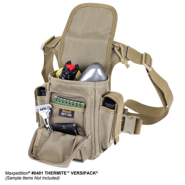 Thermite Versipack- MAXPEDITION, Shoulderbag, Active Shooter Response, CCW, EDC, Everyday Carry, Travel, Carry-on, Tourist, Adventurer, Camping, Hiking, Outdoors