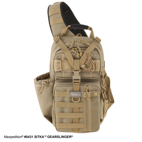 Sitka Gearslinger- MAXPEDITION, Backpack, EDC, Tactical, CCW, Outdoors, Ambidextrous,Hiking, Travel , Pack, Adventure