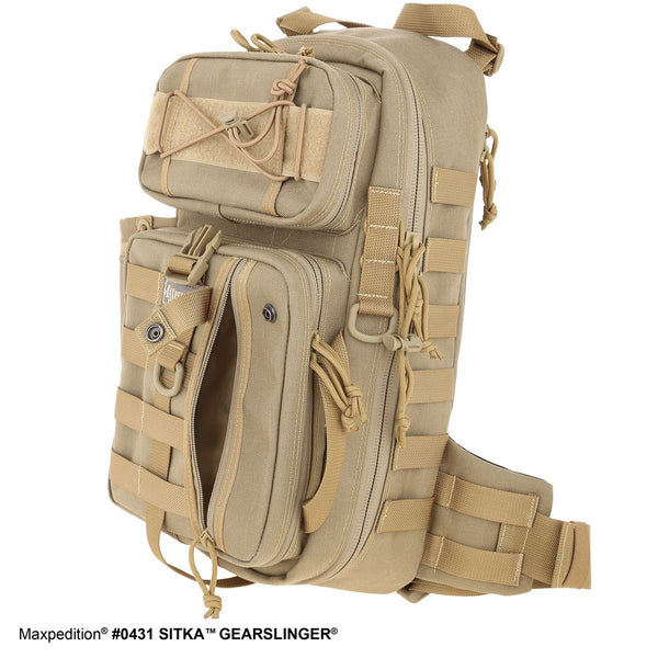 Sitka Gearslinger- MAXPEDITION, Backpack, EDC, Tactical, CCW, Outdoors, Ambidextrous,Hiking, Travel , Pack, Adventure