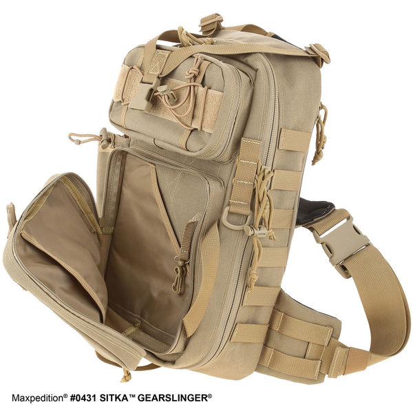 Sitka Gearslinger- MAXPEDITION, Backpack, EDC, Tactical, CCW, Outdoors, Ambidextrous,Hiking, Travel , Pack, Adventure