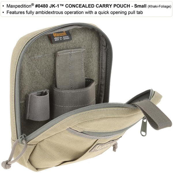 JK-1 Concealed Carry Pouch (Small) (Buy 1 Get 1 Free. Mix and Match in Multiples of 2. All Sales Final.)