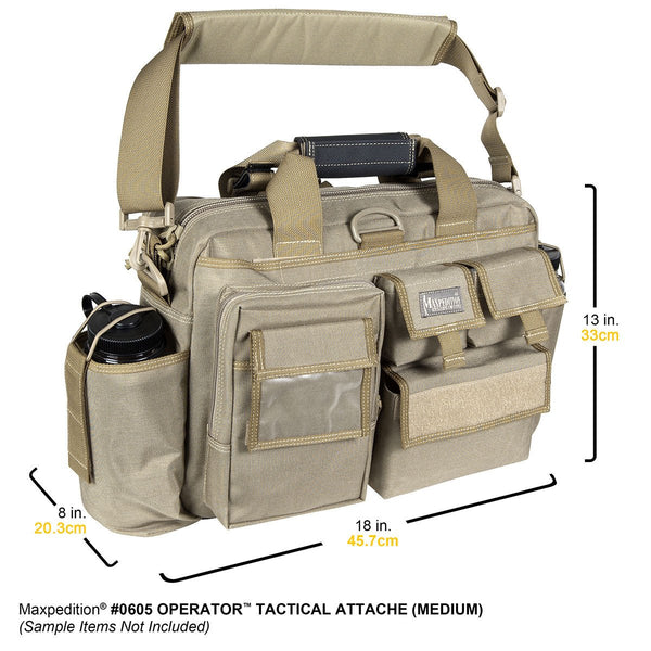 Operator Tactical Attache- Maxpedition, Bag, CCW, EDC,Tactical Gear, Outdoor, Hiking, Camping, Nature , Travel Gear, Every day, Range Bag, Officer 