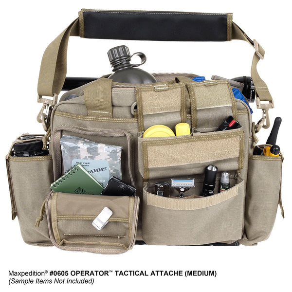 Operator Tactical Attache- Maxpedition, Military, CCW, EDC, Everyday Carry, Outdoors, Nature, Hiking, Camping, Police Officer, EMT, Firefighter, Bushcraft, Gear, Travel