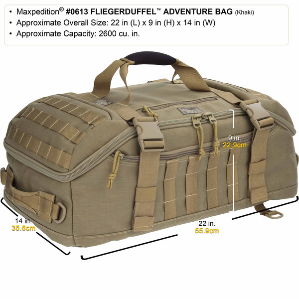 Fliegerduffel Adventure Bag 42L  (Buy 1 Get 1 Free. Mix and Match in Multiples of 2. All Sales Final.)