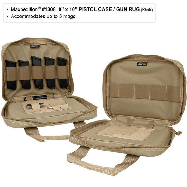 Maxpedition 8" x 10" Pistol Case/ Gun rug, EDC, Hiking, Camping, Tactical, Outdoor, CCW essentials