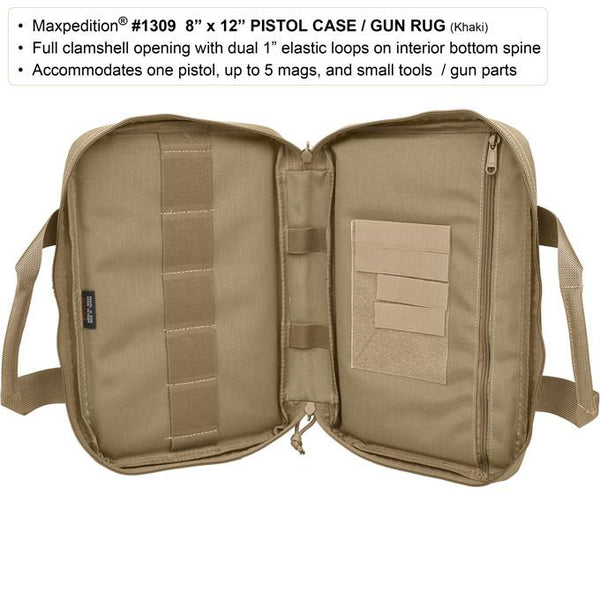 Maxpedition 8" x 12" Pistol Case/ Gun rug, EDC, Hiking, Camping, Tactical, Outdoor, CCW essentials