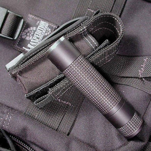 4" Flashlight Sheath- Maxpedition, Velcro, Secure, Adjustable, Holder, Tactical, Adventure, Outdoor Gear