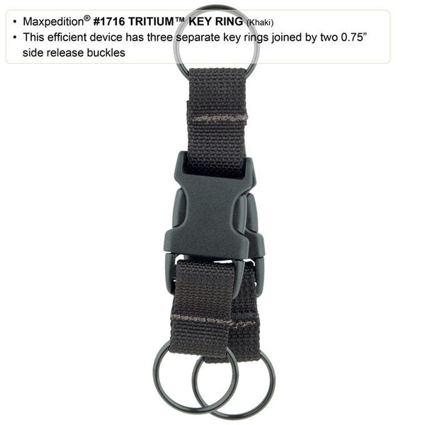 Wholesale Quick Release EDC Tool Titanium Key Chain Keychain