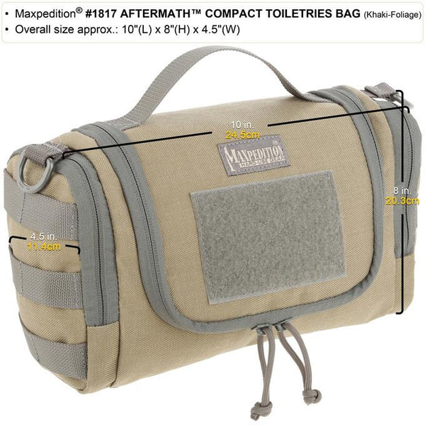 Maxpedition - Aftermath Compact Toiletries Bag, Travel, EDC, Hiking, Camping, Work 