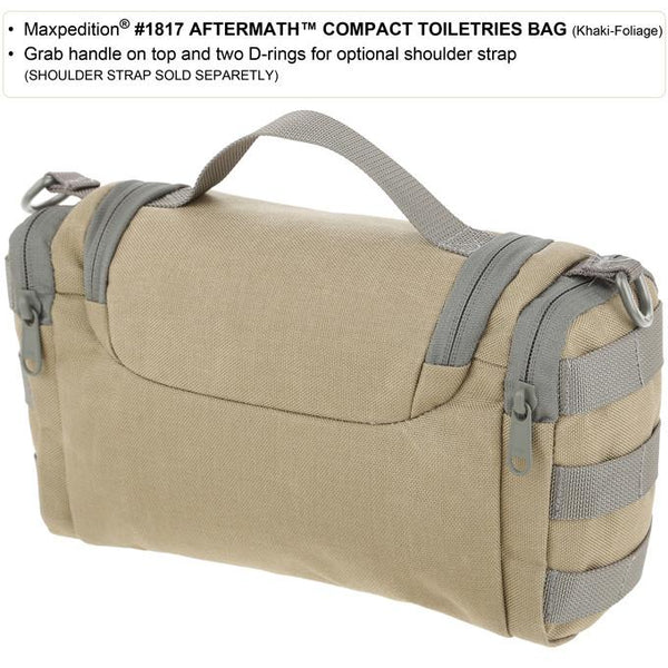 Maxpedition - Aftermath Compact Toiletries Bag, Travel, EDC, Hiking, Camping, Work 