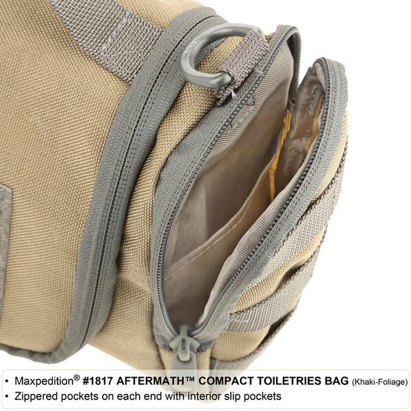 Maxpedition - Aftermath Compact Toiletries Bag, Travel, EDC, Hiking, Camping, Work 