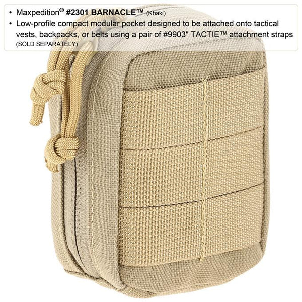 Maxpedition- Barnacle, Tactical, CCW, EDC, Outdoors, Hiking, Camping Accessory