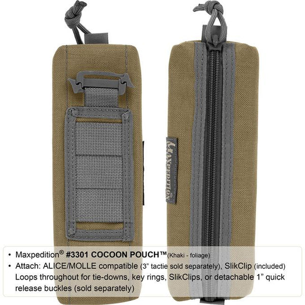Maxpedition- Cocoon Pouch Maxpedition-Military, CCW, EDC, Tactical, Everyday Carry, Outdoors, Nature, Hiking, Camping, Police Officer, EMT, Firefighter,Bushcraft, Gear