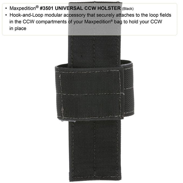 Universal CCW Holder - Maxpedition, CCW, Hook, Magazine Holder, 