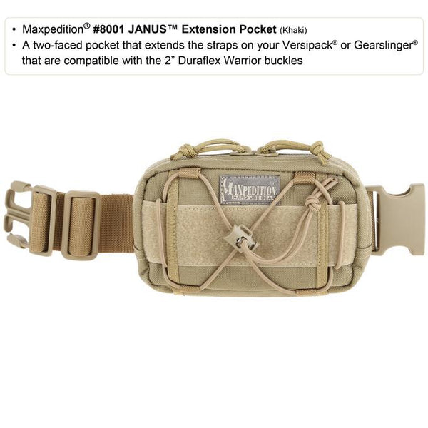 Janus Extension Pocket- Maxpedition, Molle, PALS, EDC, Everyday Carry, Travel, Tactical, Military Gear, Adjustable, Customizable, PouchMaxpedition, Military, CCW, EDC, Tactical, Everyday Carry, Outdoors, Nature, Hiking, Camping, Police Officer, EMT, Firefighter, Bushcraft, Gear.