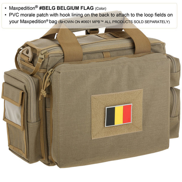 Belgium Flag Morale Patch (20% Off Morale Patch. All Sales are Final)